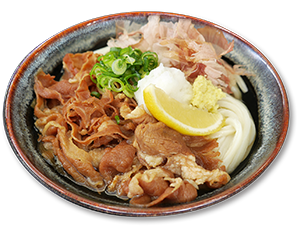 肉ぶっかけうどん